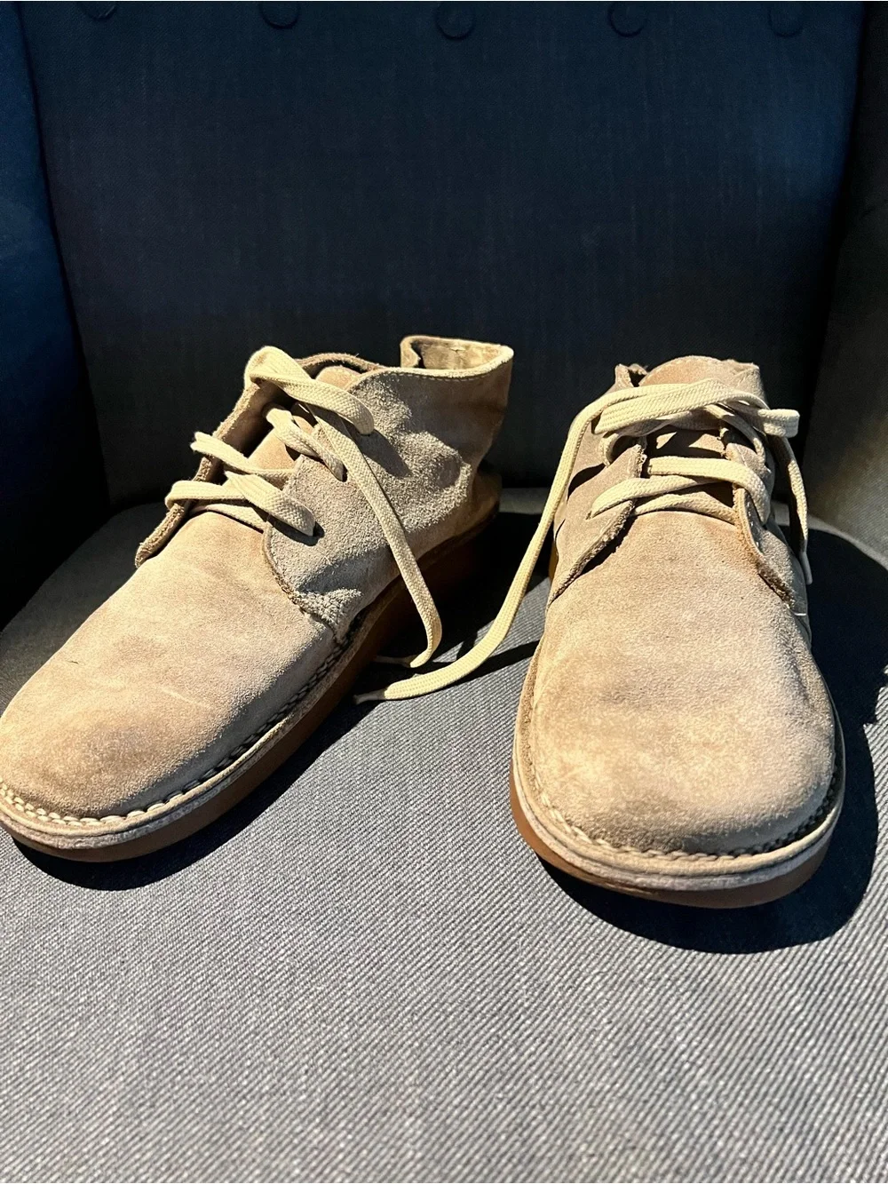 American Eagle Outfitters Men's Suede Chukka Boots in Light Brown
